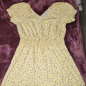 Hint of Blush floral dress